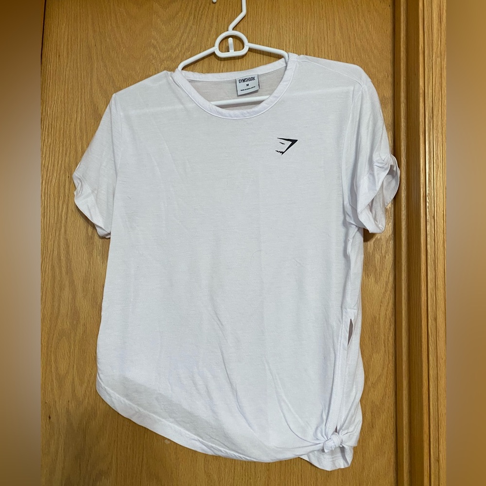GymShark White T Shirt Size M
